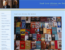 Tablet Screenshot of joseluisalonsodesantos.com